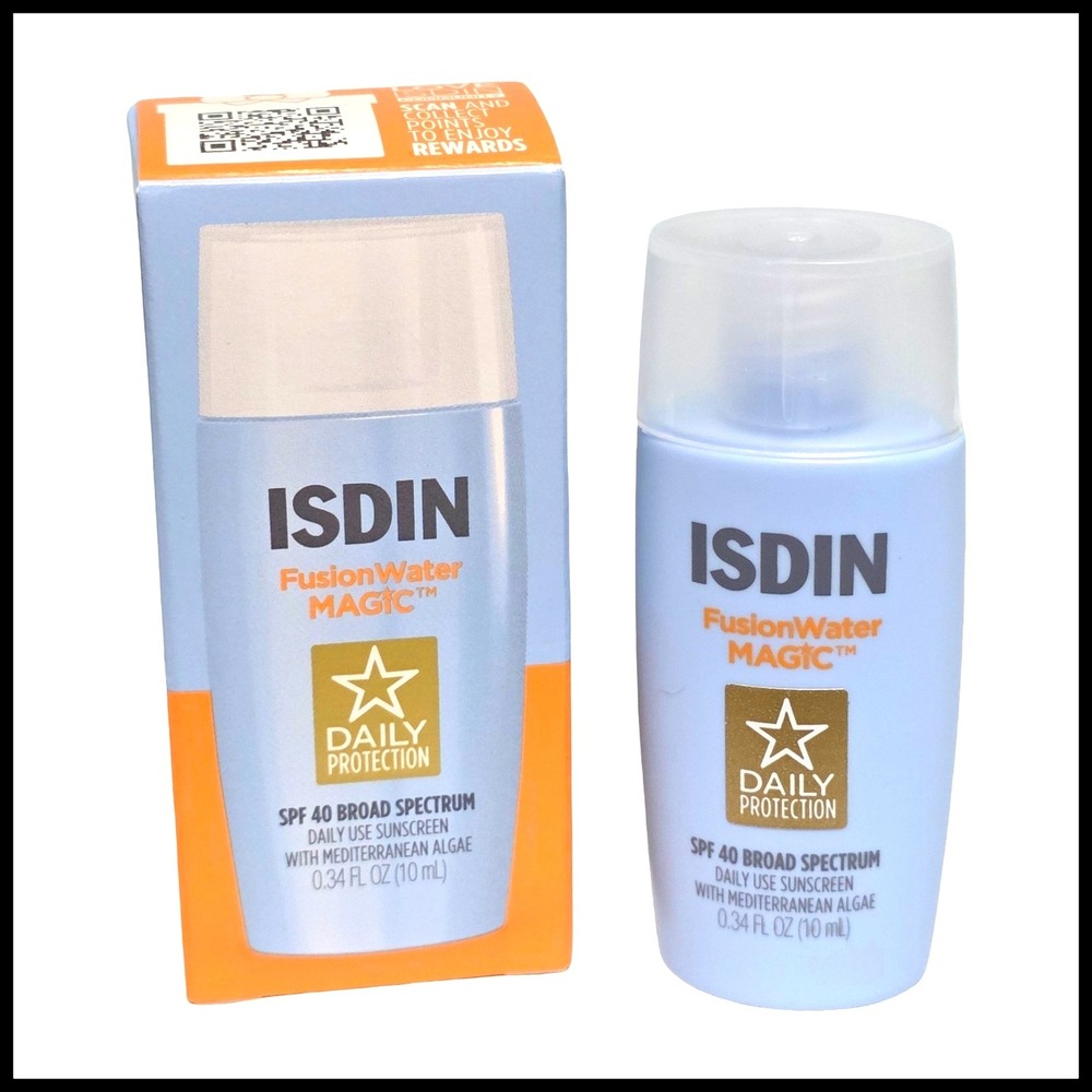 ISDIN FusionWater MAGIC SPF 40 Broad Spectrum Daily Sunscreen 0.34 fl oz 10ml